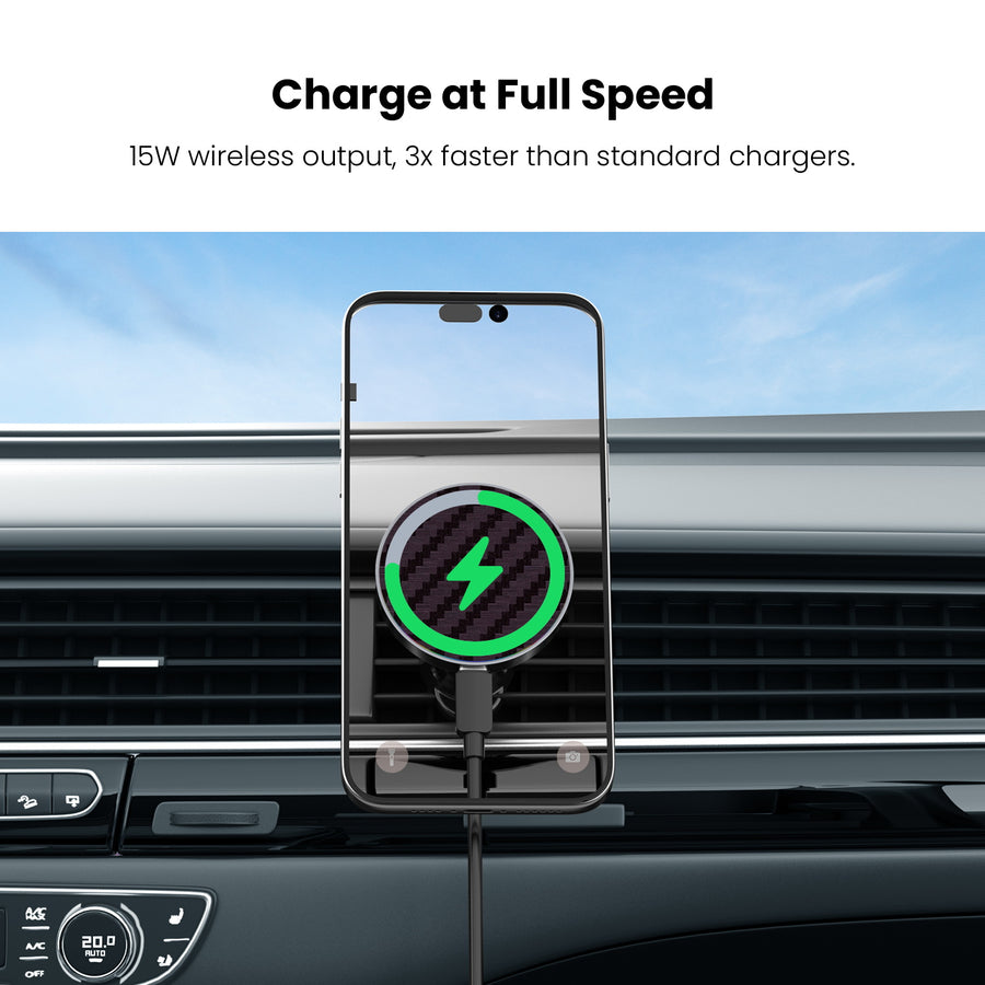MyBat Design Lab Magnetic Wireless Charging Vent Mount - Black - Carbon Fiber - MCGWIRC21BK-083-5.jpg
