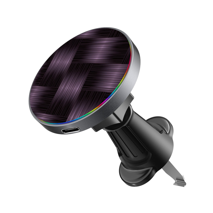 MyBat Design Lab Magnetic Wireless Charging Vent Mount - Black - Woven Carbon Fiber - MCGWIRC21BK-085-2.jpg