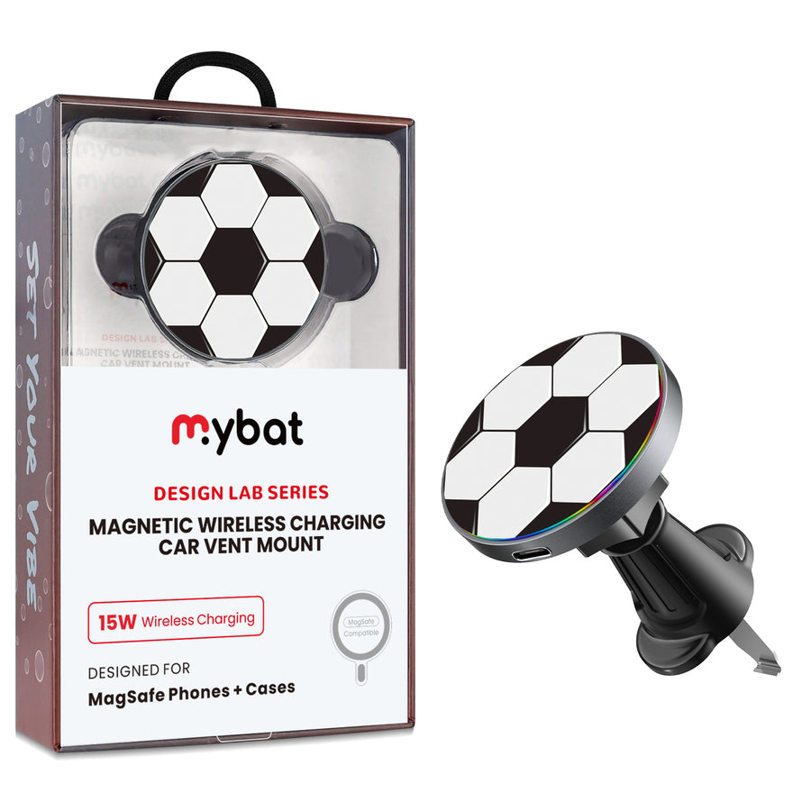 MyBat Design Lab Magnetic Wireless Charging Vent Mount - Black - Soccer - MCGWIRC21BK-088-1.jpg
