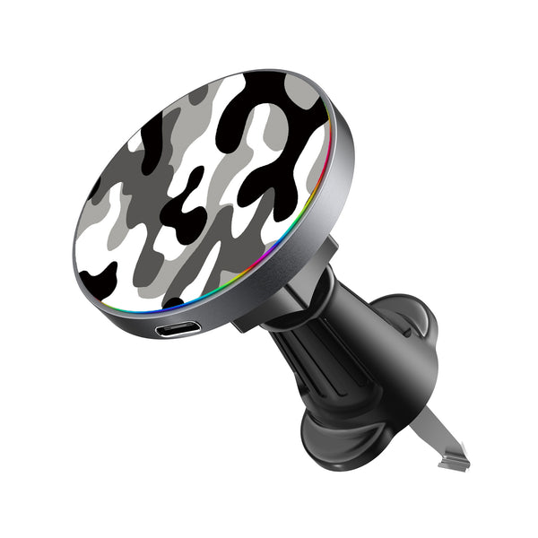 MyBat Design Lab Magnetic Wireless Charging Vent Mount - Black - Black & White Camouflage - MCGWIRC21BK-122-2.jpg