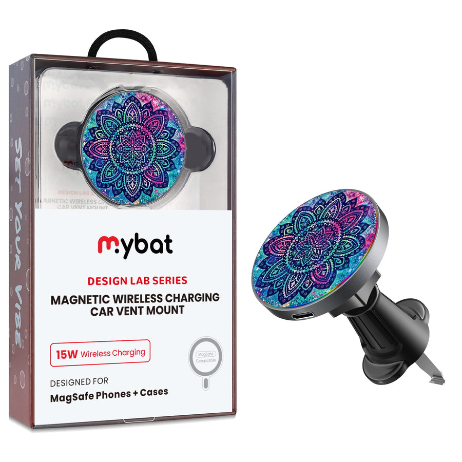 MyBat Design Lab Magnetic Wireless Charging Vent Mount - Black - Cosmic Mandala - MCGWIRC21BK-165-1.jpg