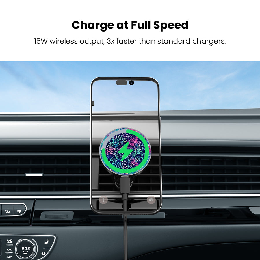 MyBat Design Lab Magnetic Wireless Charging Vent Mount - Black - Cosmic Mandala - MCGWIRC21BK-165-5.jpg