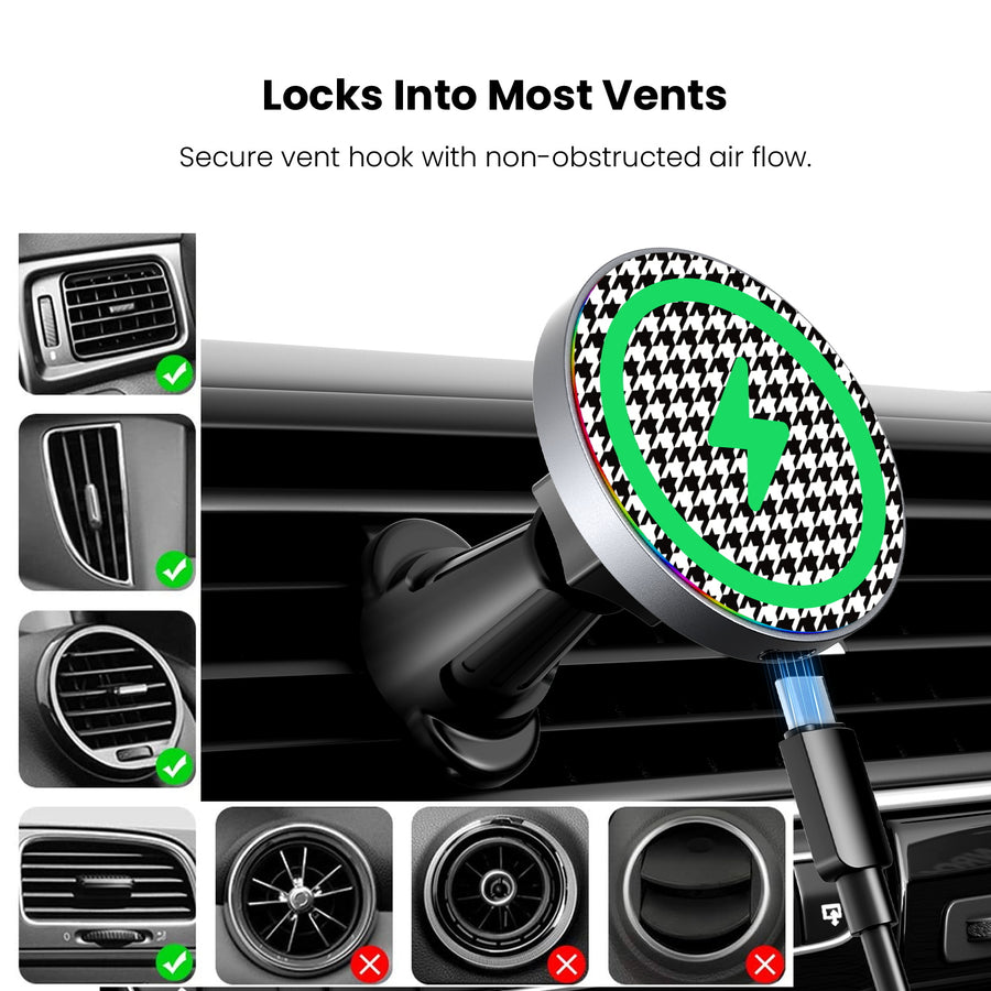 MyBat Design Lab Magnetic Wireless Charging Vent Mount - Black - Classic Houndstooth - MCGWIRC21BK-215-7.jpg