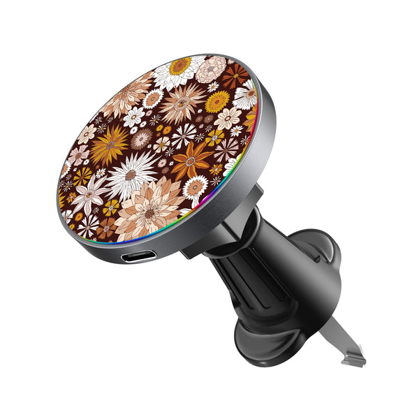 MyBat Design Lab Magnetic Wireless Charging Vent Mount - Black - Autumn Florals - MCGWIRC21BK-243-2.jpg