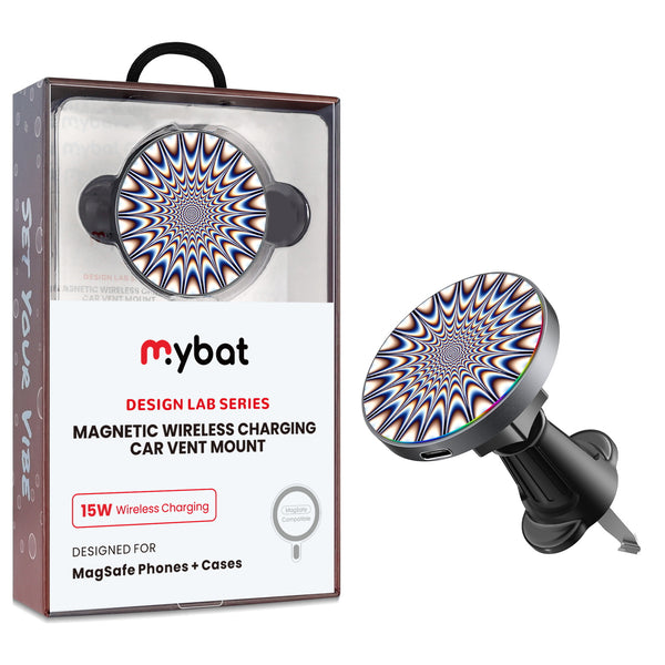 MyBat Design Lab Magnetic Wireless Charging Vent Mount - Black - Hypnotic Burst - MCGWIRC21BK-267-1.jpg