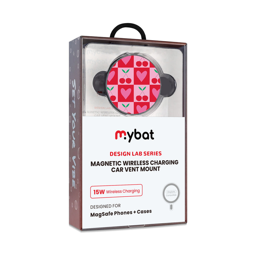 MyBat Design Lab Magnetic Wireless Charging Vent Mount - Black - Cherry Hearts - MCGWIRC21BK-334-10.jpg