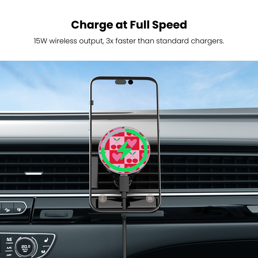 MyBat Design Lab Magnetic Wireless Charging Vent Mount - Black - Cherry Hearts - MCGWIRC21BK-334-5.jpg