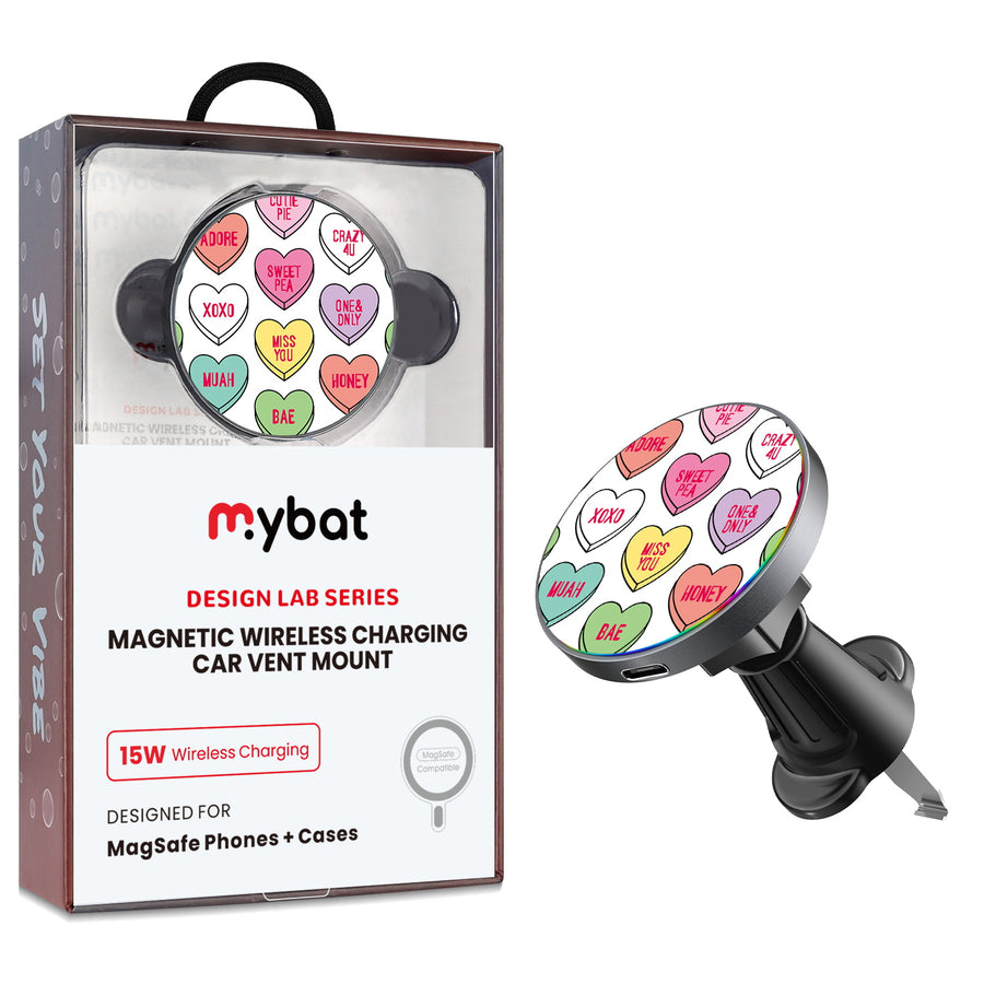 MyBat Design Lab Magnetic Wireless Charging Vent Mount - Black - Sweet Hearts - MCGWIRC21BK-337-1.jpg