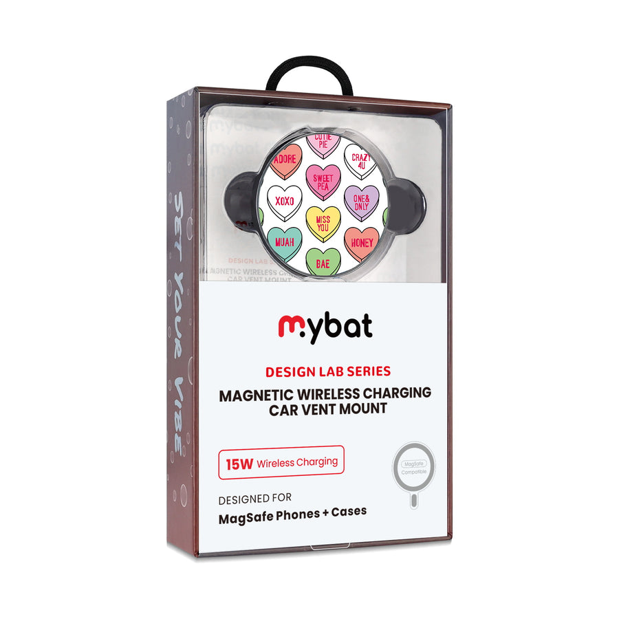 MyBat Design Lab Magnetic Wireless Charging Vent Mount - Black - Sweet Hearts - MCGWIRC21BK-337-10.jpg