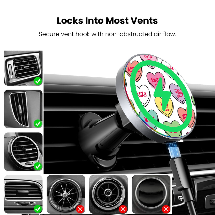 MyBat Design Lab Magnetic Wireless Charging Vent Mount - Black - Sweet Hearts - MCGWIRC21BK-337-7.jpg
