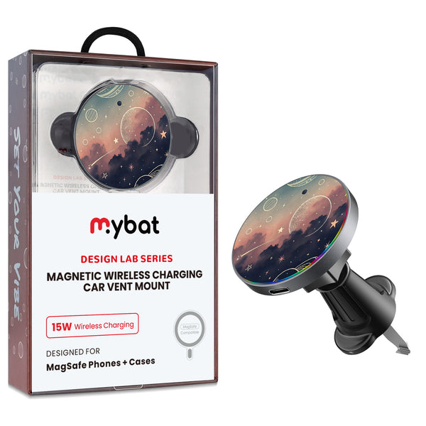 MyBat Design Lab Magnetic Wireless Charging Vent Mount - Black - Planets and Stars - MCGWIRC21BK-356-1.jpg