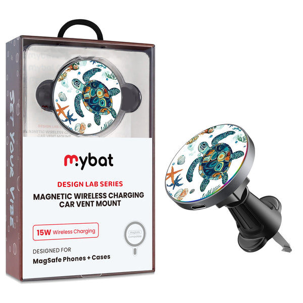 MyBat Design Lab Magnetic Wireless Charging Vent Mount - Black - Sea Turtles - MCGWIRC21BK-375-1.jpg