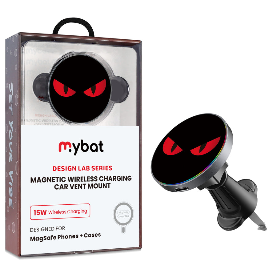 MyBat Design Lab Magnetic Wireless Charging Vent Mount - Black - Red Eyes - MCGWIRC21BK-400-1.jpg