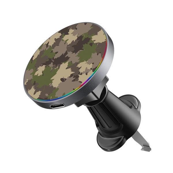 MyBat Design Lab Magnetic Wireless Charging Vent Mount - Black - Leaf Camo - MCGWIRC21BK-445-2.jpg