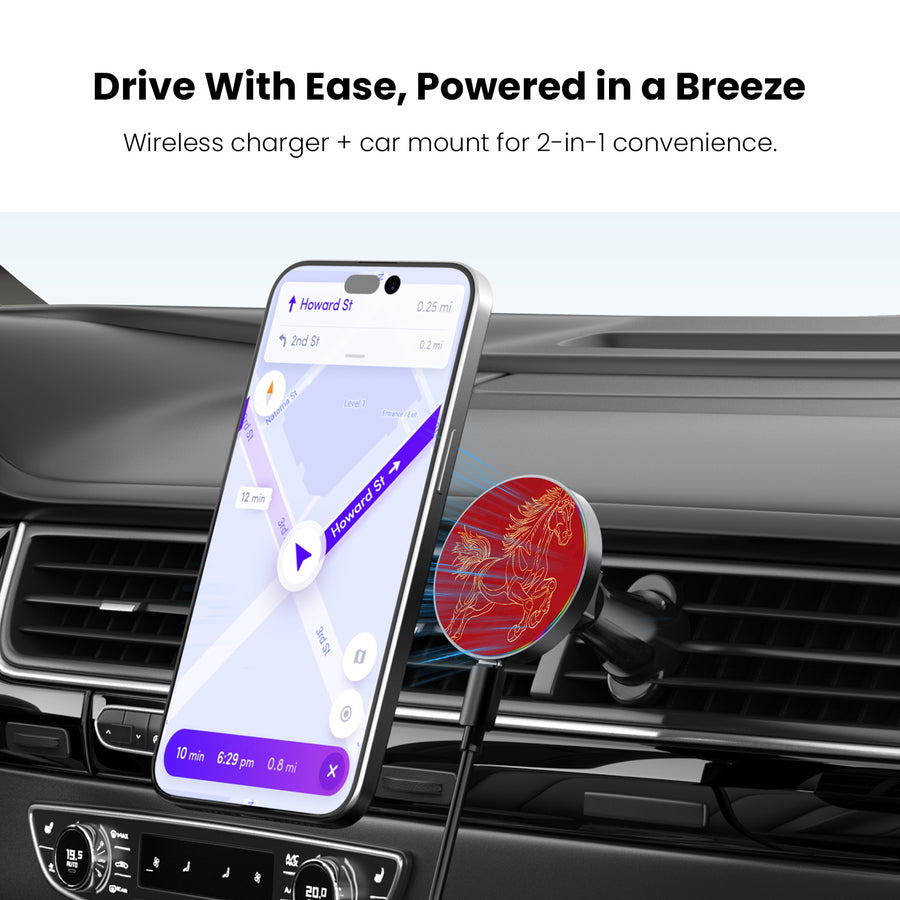 MyBat Design Lab Magnetic Wireless Charging Vent Mount - Black - Fire Horse - MCGWIRC21BK-460-13.jpg
