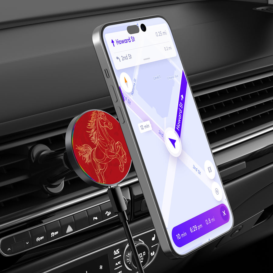 MyBat Design Lab Magnetic Wireless Charging Vent Mount - Black - Fire Horse - MCGWIRC21BK-460-3.jpg