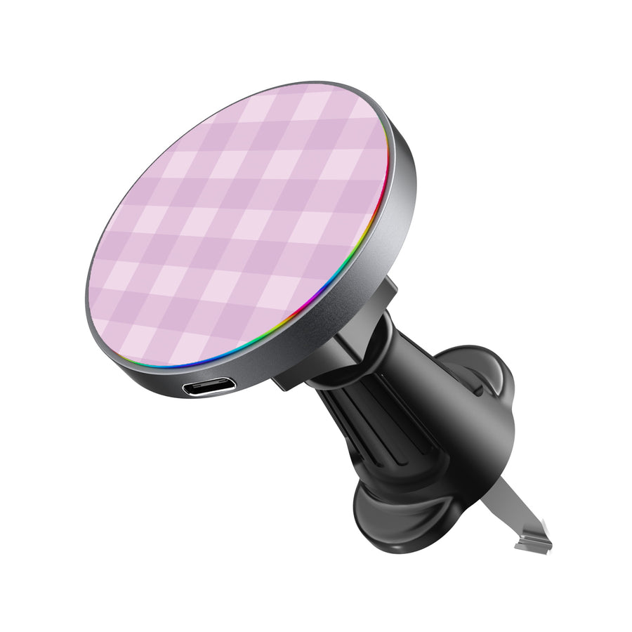 MyBat Design Lab Magnetic Wireless Charging Vent Mount - Black - Purple Plaid - MCGWIRC21BK-483-2.jpg