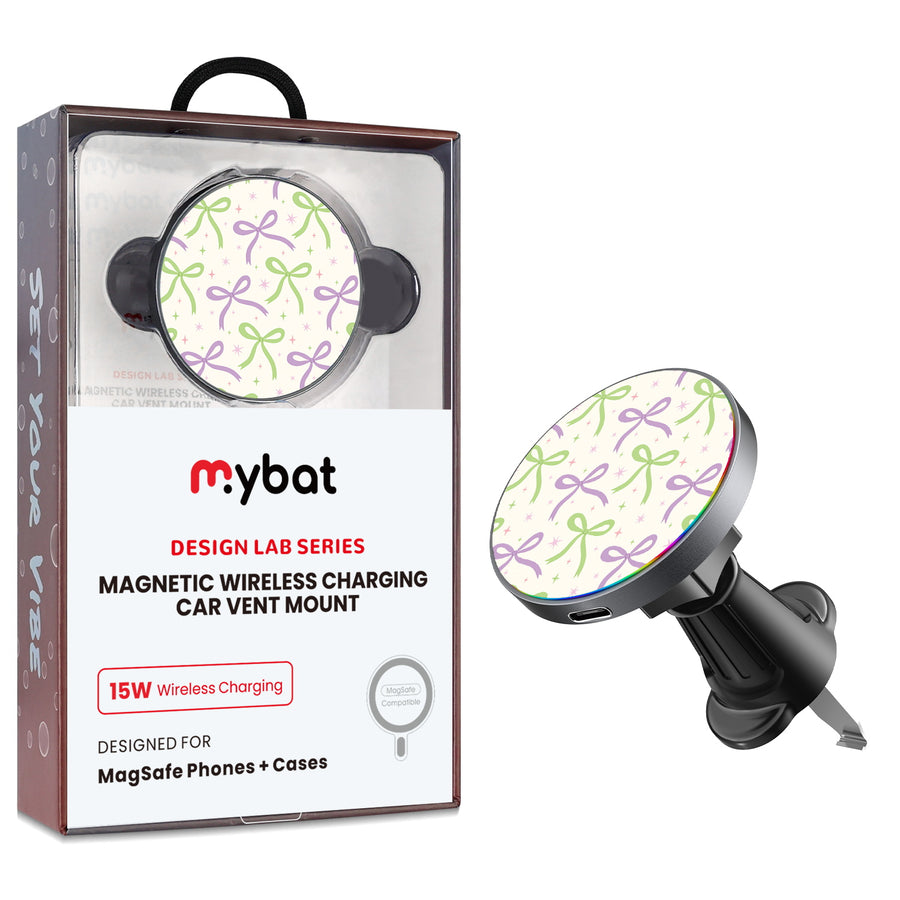MyBat Design Lab Magnetic Wireless Charging Vent Mount - Black - Blooming Bows - MCGWIRC21BK-493-1.jpg