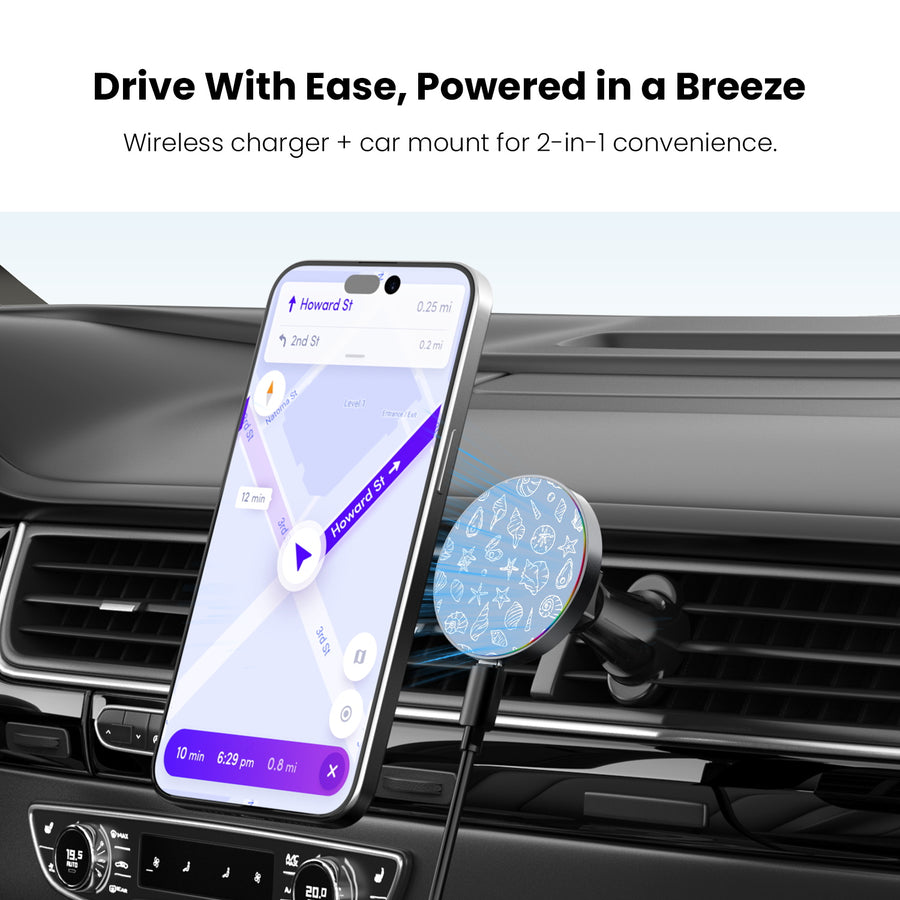 MyBat Design Lab Magnetic Wireless Charging Vent Mount - Black - Tidal Treasures - MCGWIRC21BK-502-4.jpg