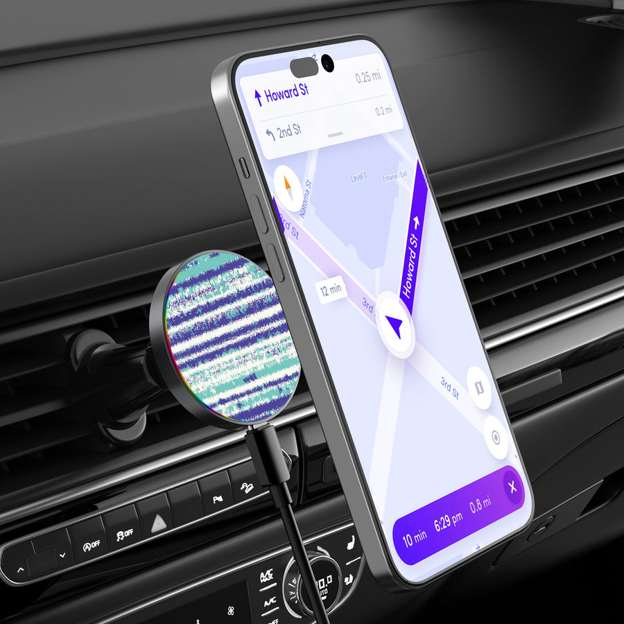 MyBat Design Lab Magnetic Wireless Charging Vent Mount - Black - Saltwater Streak - MCGWIRC21BK-503-3.jpg
