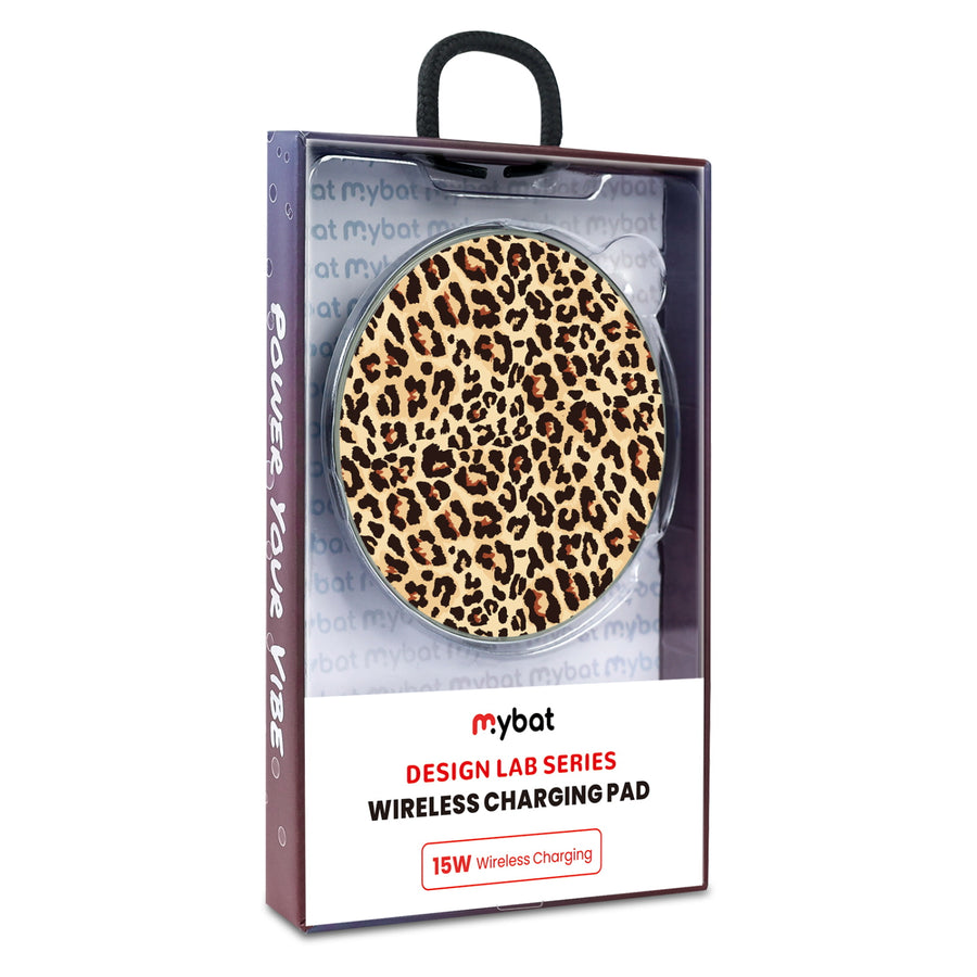 MyBat Design Lab Series Wireless Charging Pad - Silver - Leopard Print - MCGWIRC22SL-005-9.jpg