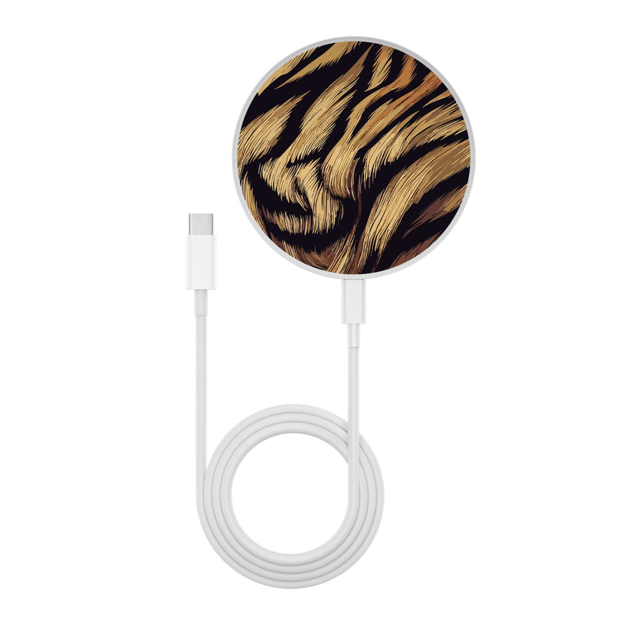 MyBat Design Lab Series Wireless Charging Pad - Silver - Tiger Fur - MCGWIRC22SL-006-3.jpg