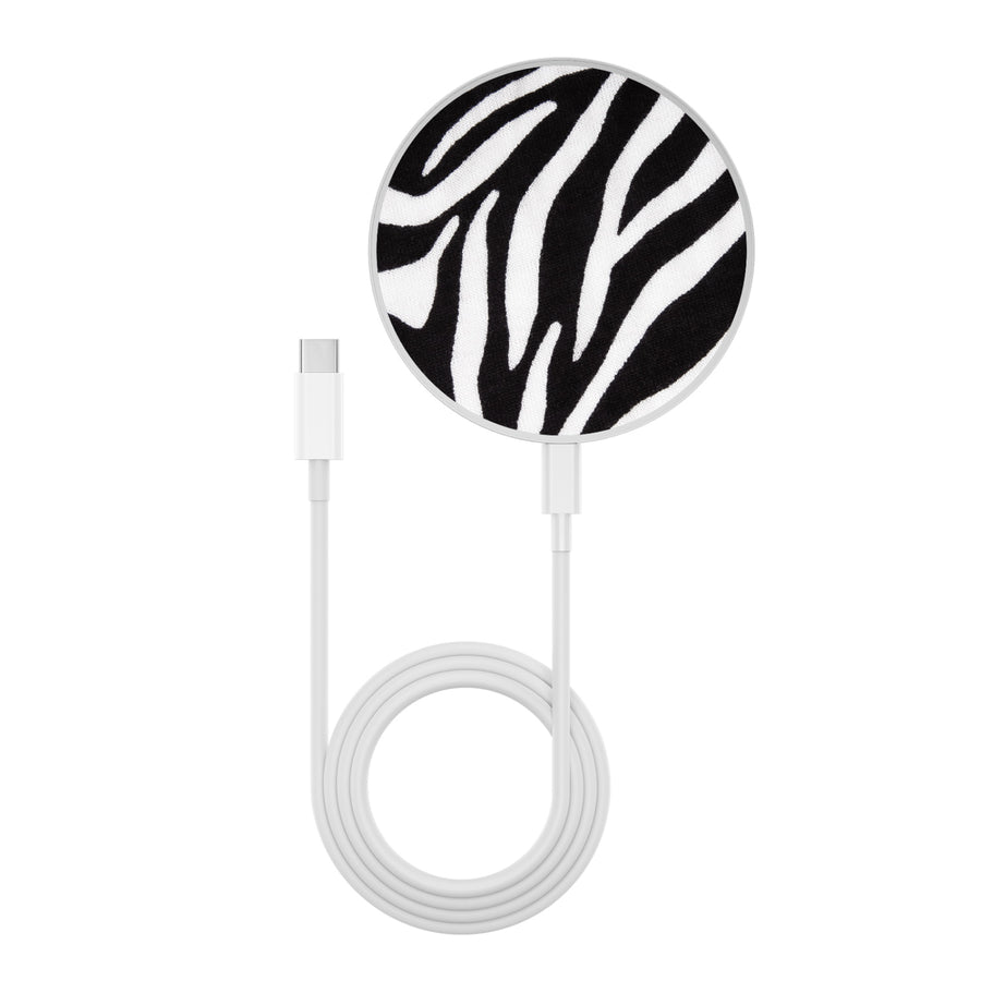 MyBat Design Lab Series Wireless Charging Pad - Silver - Zebra Print - MCGWIRC22SL-009-3.jpg