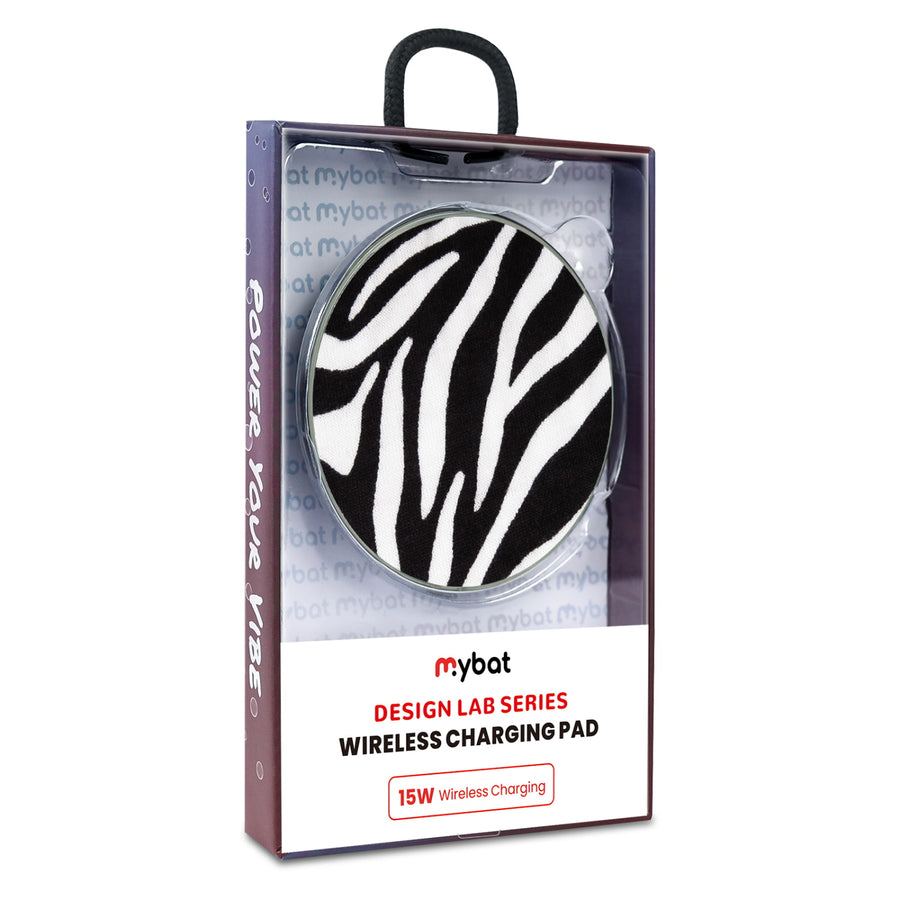 MyBat Design Lab Series Wireless Charging Pad - Silver - Zebra Print - MCGWIRC22SL-009-9.jpg