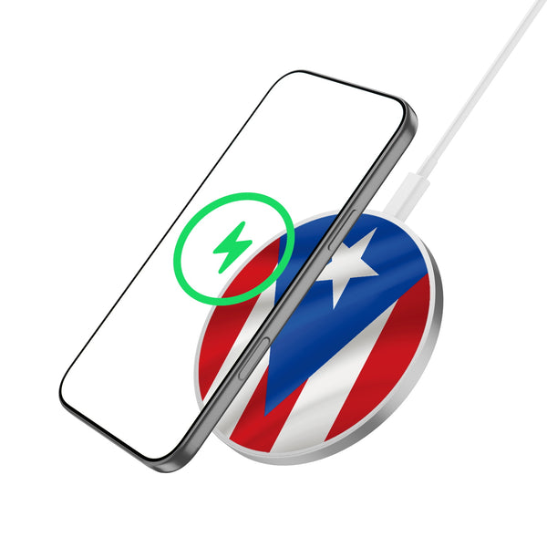 MyBat Design Lab Series Wireless Charging Pad - Silver - Puerto Rican Flag - MCGWIRC22SL-029-2.jpg