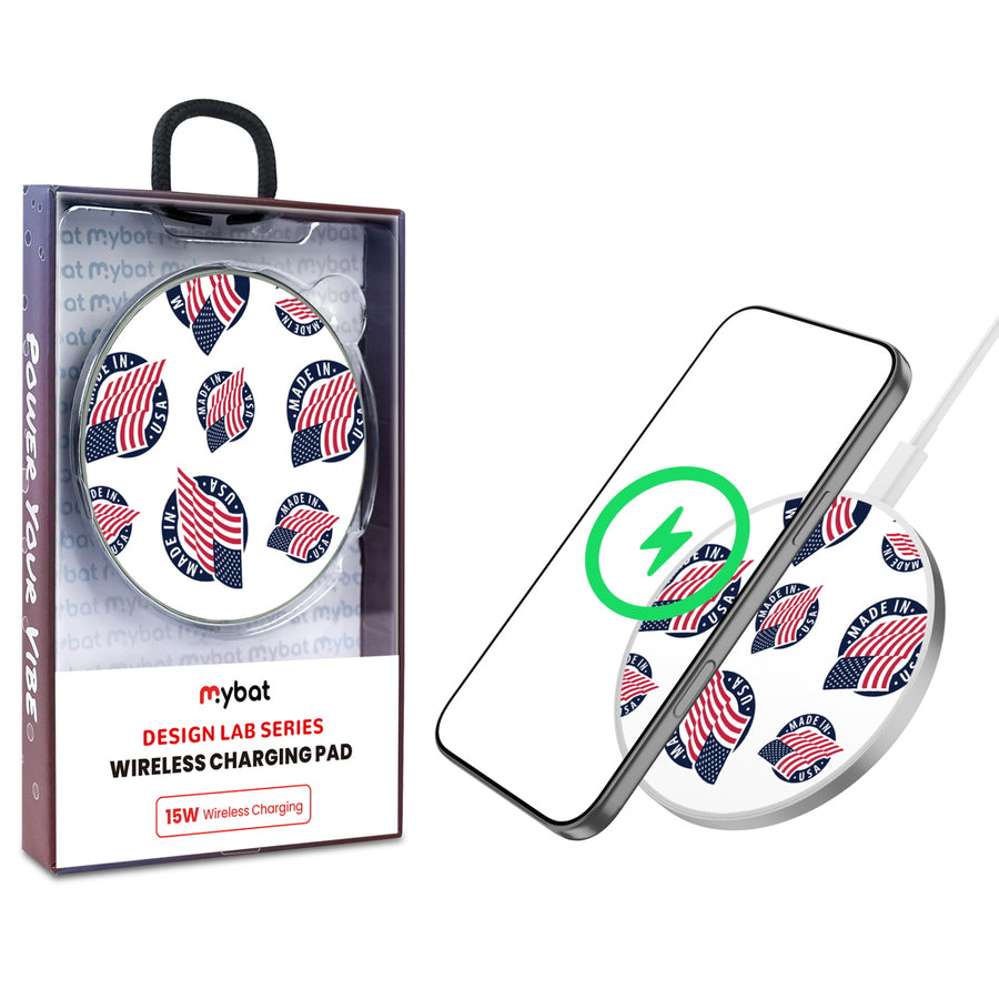 MyBat Design Lab Series Wireless Charging Pad - Silver - Made in the USA - MCGWIRC22SL-039-1.jpg