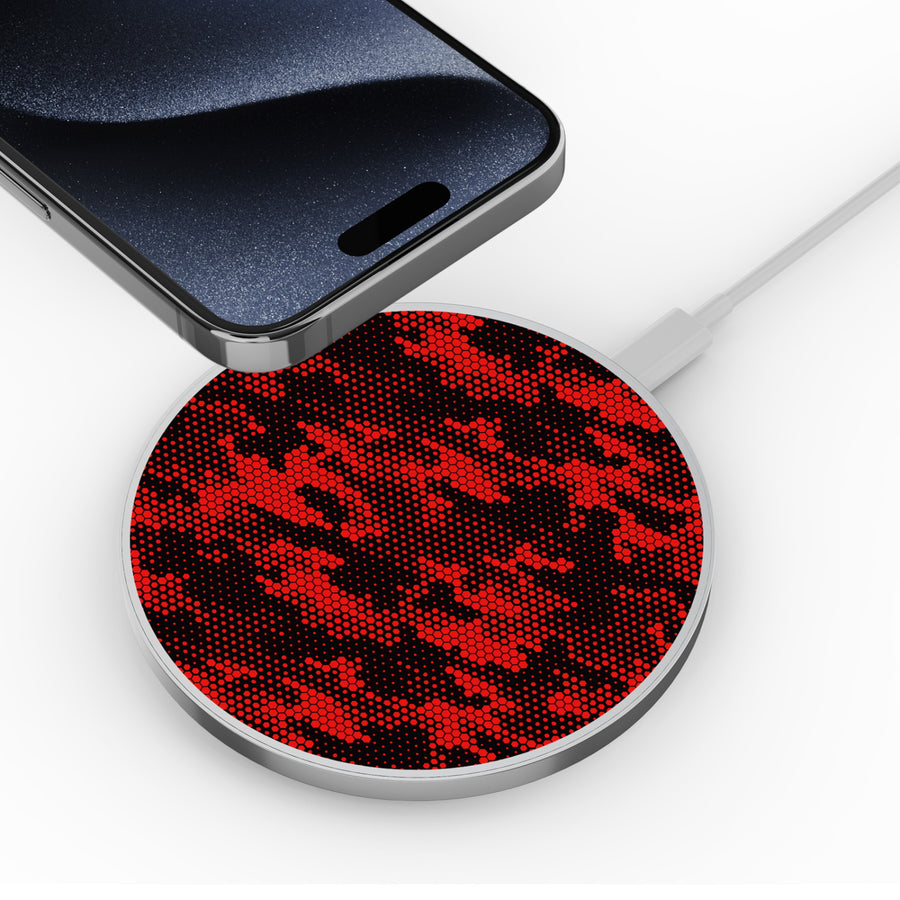 MyBat Design Lab Series Wireless Charging Pad - Silver - Red Digital Camouflage - MCGWIRC22SL-086-4.jpg