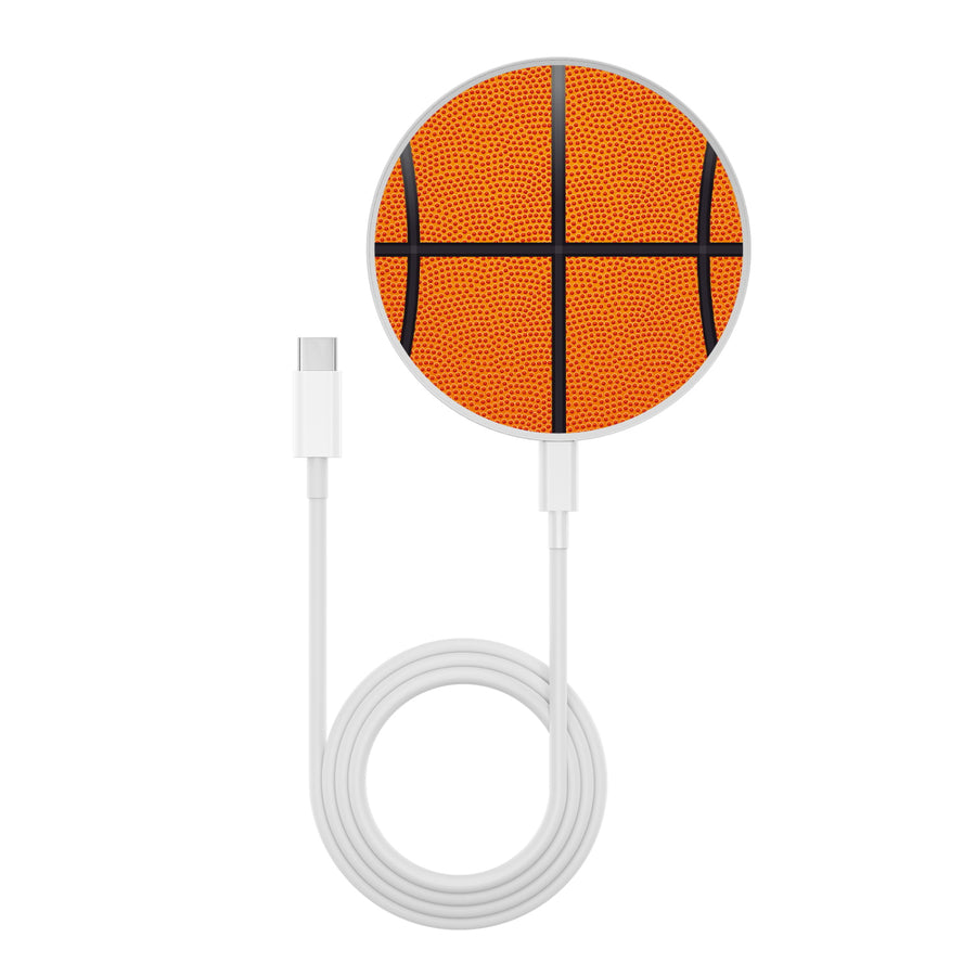 MyBat Design Lab Series Wireless Charging Pad - Silver - Basketball - MCGWIRC22SL-087-3.jpg