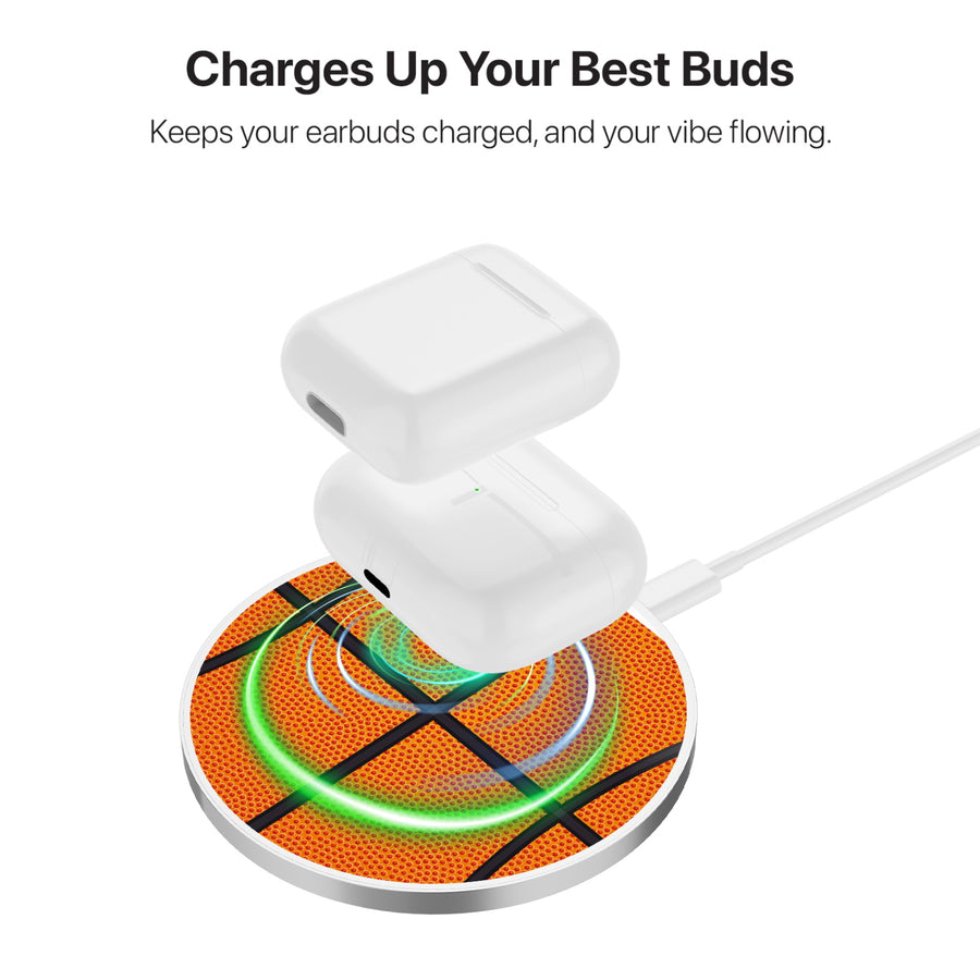MyBat Design Lab Series Wireless Charging Pad - Silver - Basketball - MCGWIRC22SL-087-6.jpg