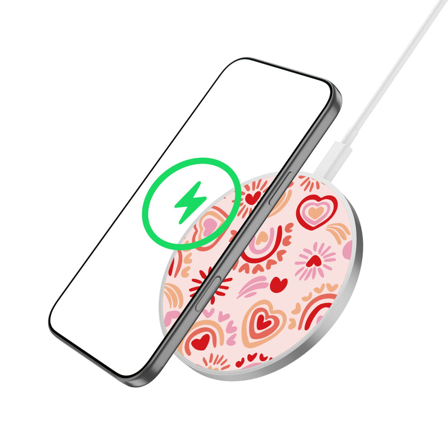 MyBat Design Lab Series Wireless Charging Pad - Silver - Beaming Love - MCGWIRC22SL-095-2.jpg