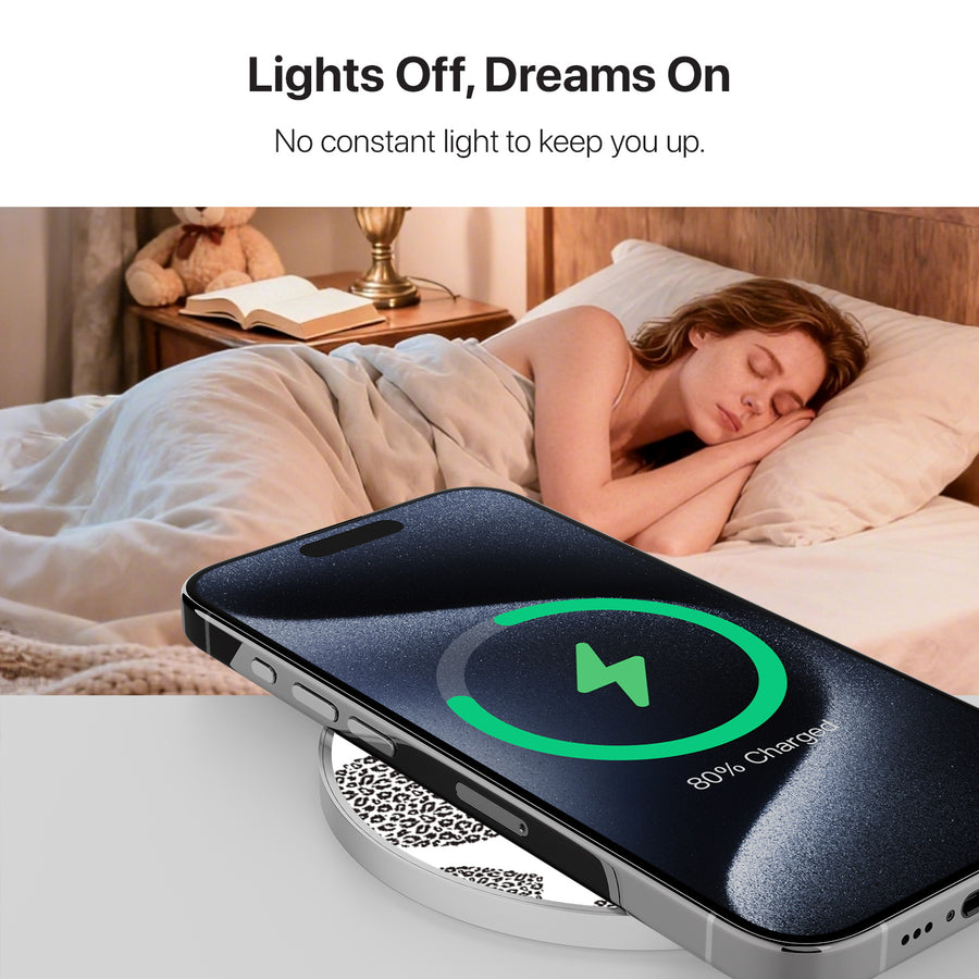 MyBat Design Lab Series Wireless Charging Pad - Silver - Leopard Print Hearts - MCGWIRC22SL-098-8.jpg