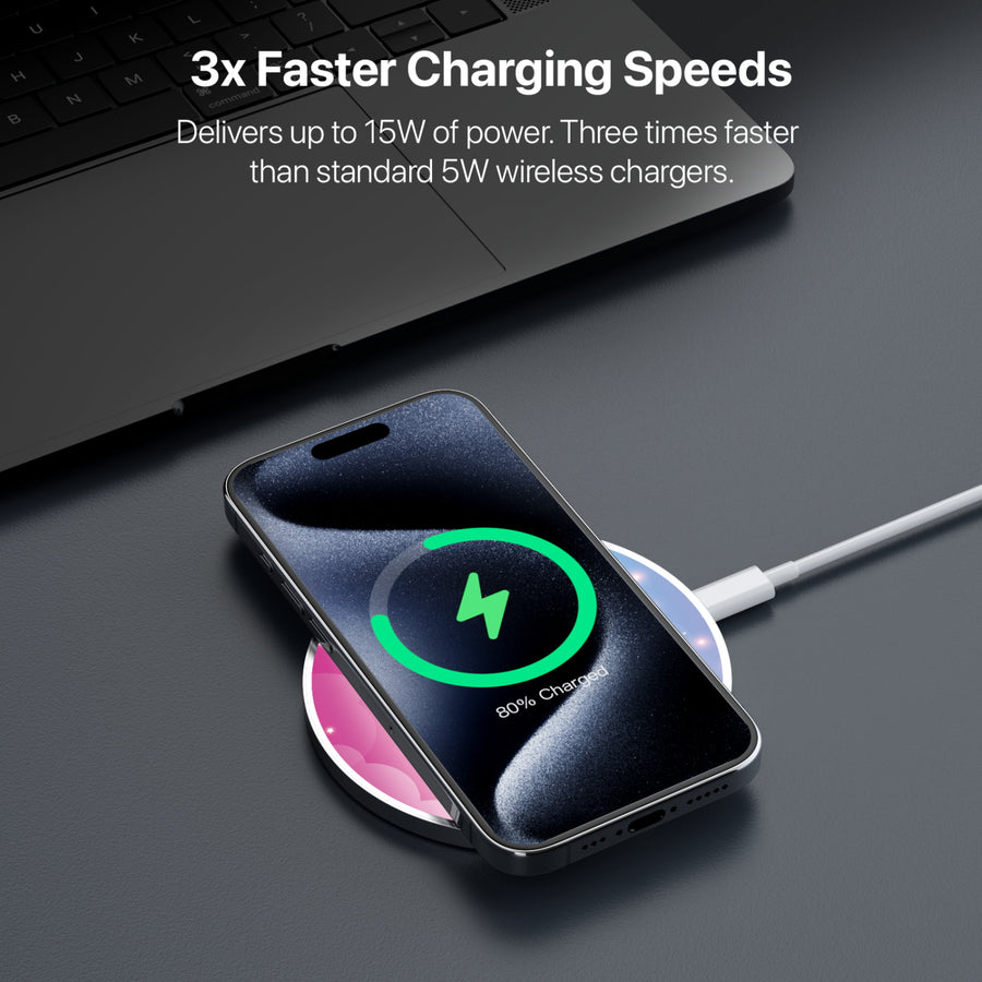 MyBat Design Lab Series Wireless Charging Pad - Silver - Clouds & Stars - MCGWIRC22SL-110-5.jpg