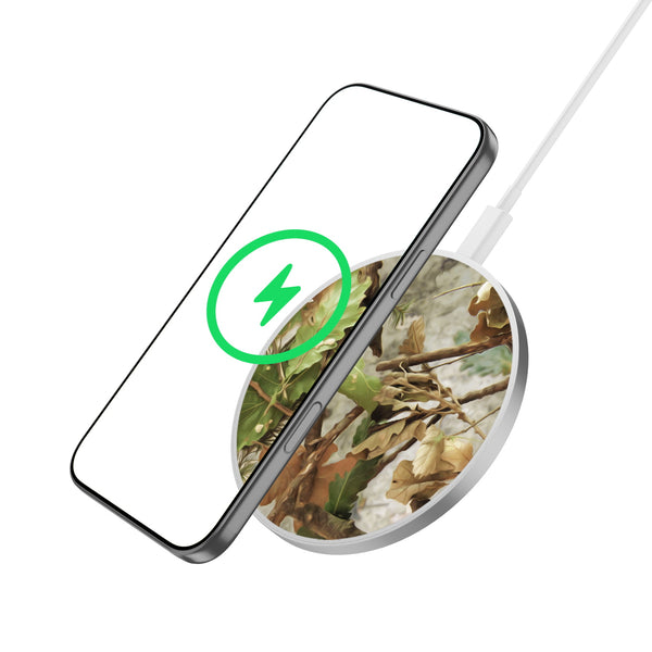 MyBat Design Lab Series Wireless Charging Pad - Silver - Forest Camouflage - MCGWIRC22SL-117-2.jpg