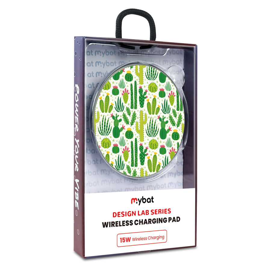 MyBat Design Lab Series Wireless Charging Pad - Silver - Succulents - MCGWIRC22SL-123-9.jpg