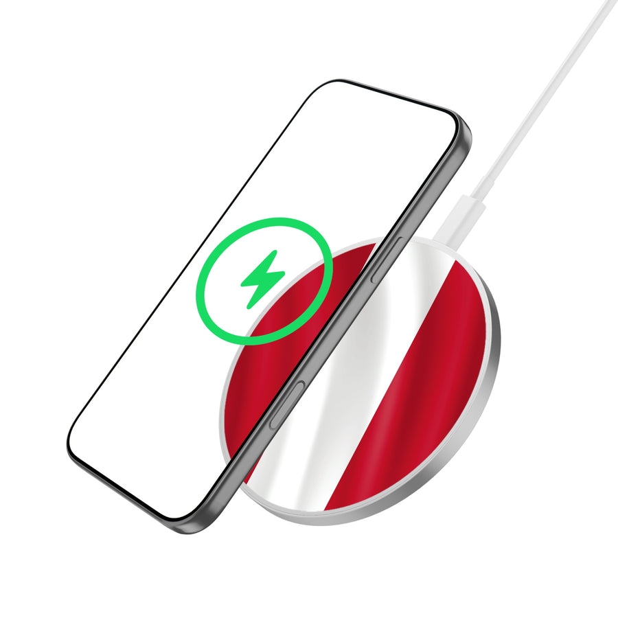 MyBat Design Lab Series Wireless Charging Pad - Silver - Austria Flag - MCGWIRC22SL-141-2.jpg