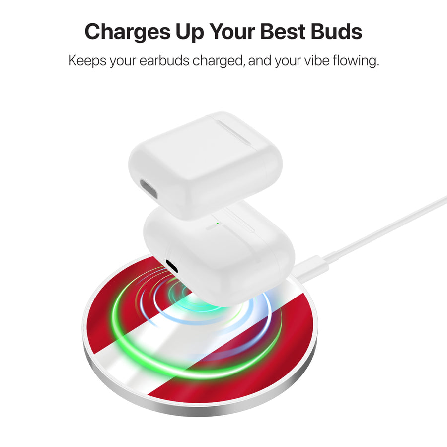 MyBat Design Lab Series Wireless Charging Pad - Silver - Austria Flag - MCGWIRC22SL-141-6.jpg
