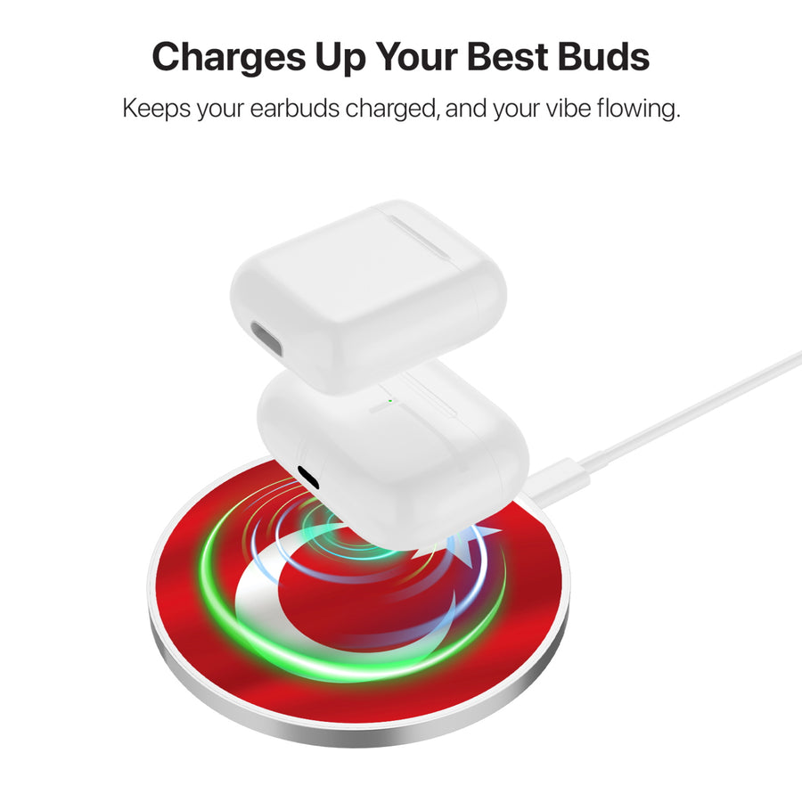 MyBat Design Lab Series Wireless Charging Pad - Silver - Turkey Flag - MCGWIRC22SL-161-6.jpg