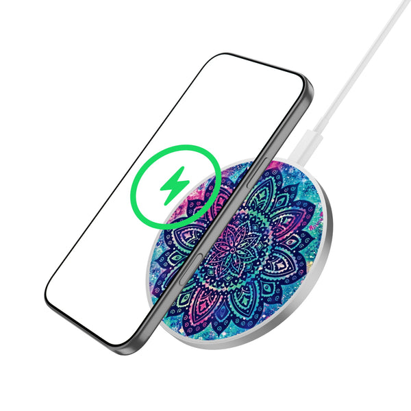 MyBat Design Lab Series Wireless Charging Pad - Silver - Cosmic Mandala - MCGWIRC22SL-165-2.jpg