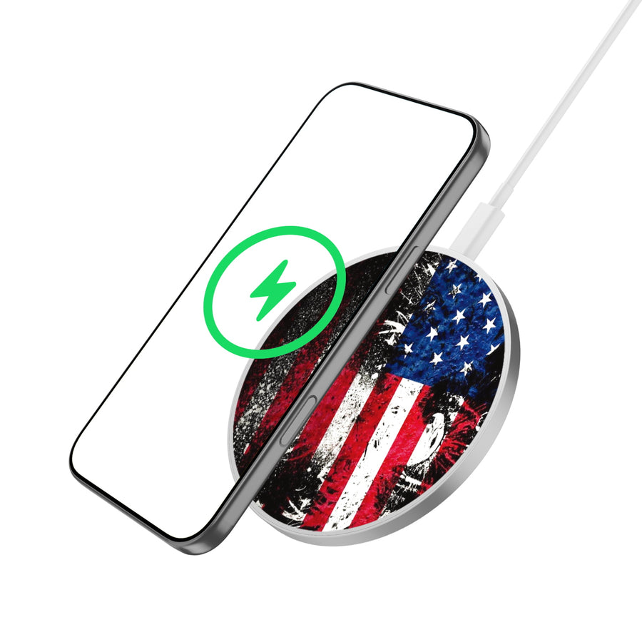 MyBat Design Lab Series Wireless Charging Pad - Silver - American Eagle - MCGWIRC22SL-169-2.jpg