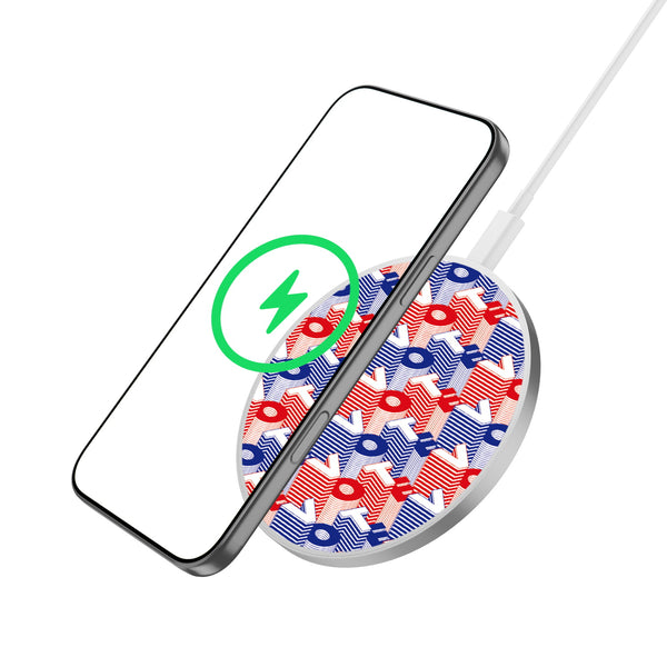 MyBat Design Lab Series Wireless Charging Pad - Silver - Rock the Vote - MCGWIRC22SL-210-2.jpg