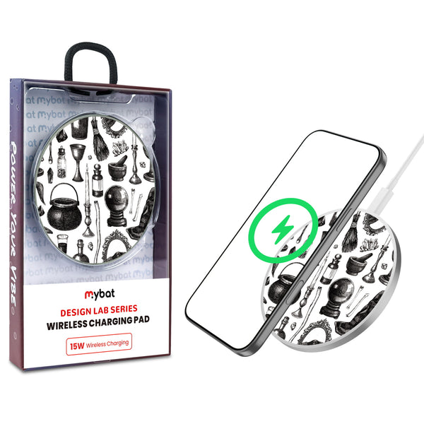 MyBat Design Lab Series Wireless Charging Pad - Silver - Mystic Elixirs - MCGWIRC22SL-239-1.jpg
