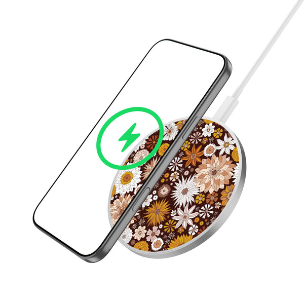 MyBat Design Lab Series Wireless Charging Pad - Silver - Autumn Florals - MCGWIRC22SL-243-2.jpg