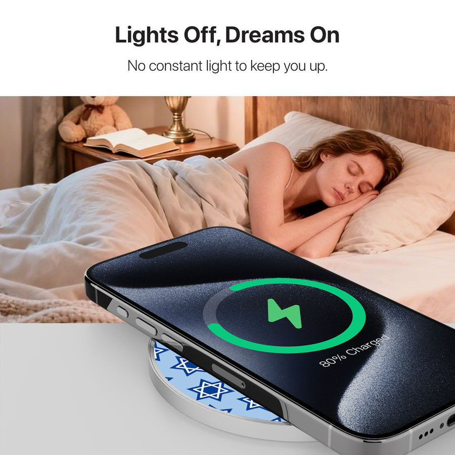 MyBat Design Lab Series Wireless Charging Pad - Silver - Star of David - MCGWIRC22SL-279-8.jpg