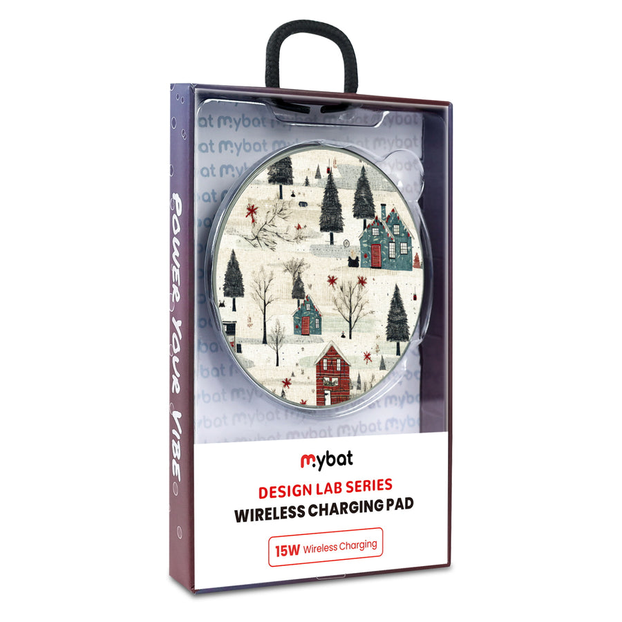 MyBat Design Lab Series Wireless Charging Pad - Silver - Charming Cottages - MCGWIRC22SL-294-9.jpg
