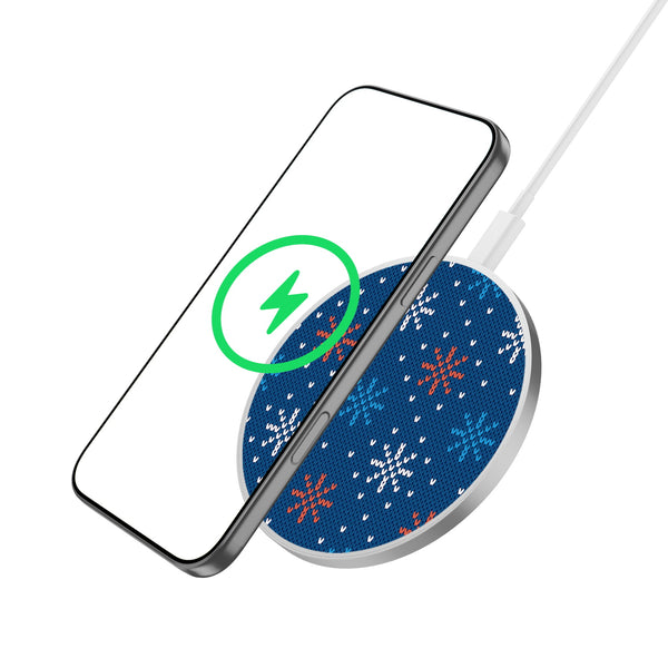 MyBat Design Lab Series Wireless Charging Pad - Silver - Winter Sweater - MCGWIRC22SL-303-2.jpg