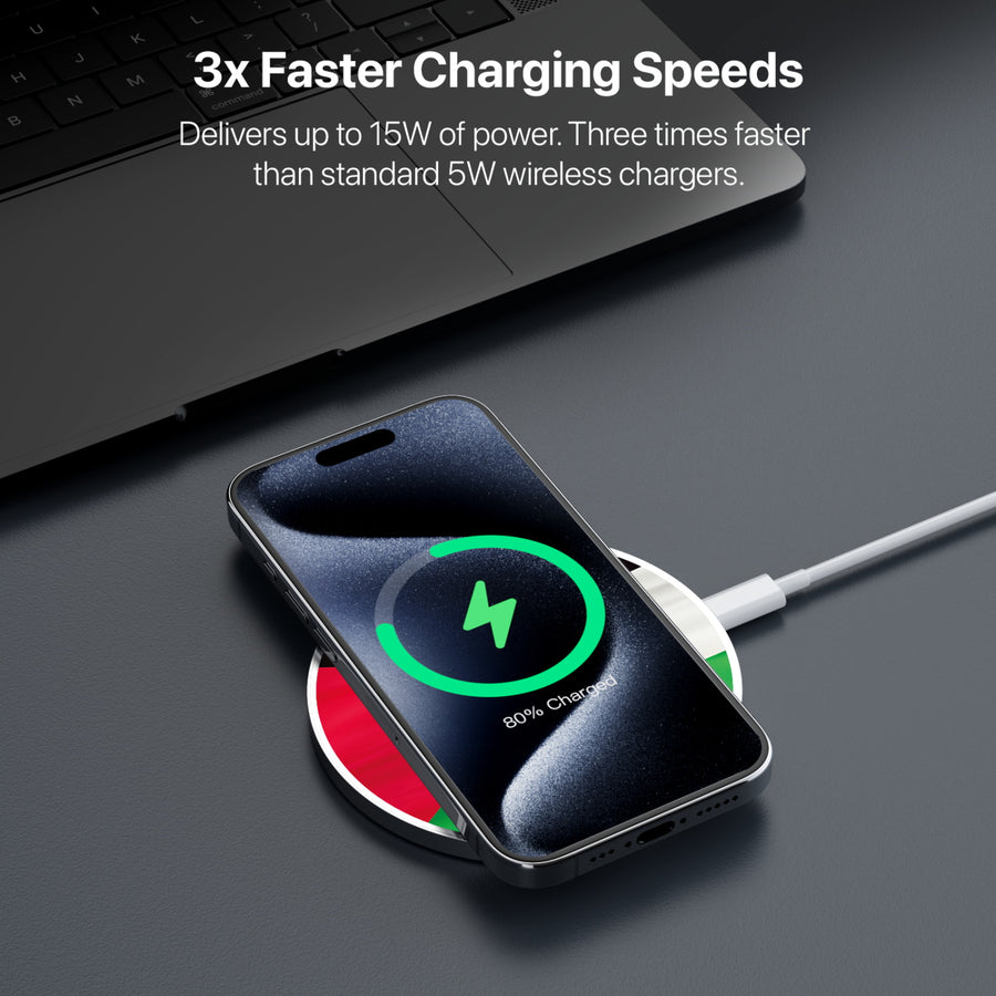 MyBat Design Lab Series Wireless Charging Pad - Silver - Palestine Flag - MCGWIRC22SL-306-5.jpg